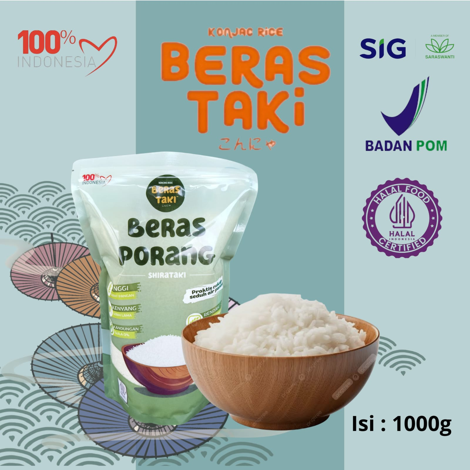 Beras Porang Taki